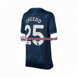 Uit Tenue van Chelsea Moises Caicedo 25 Heren 2023-24 Korte Mouw