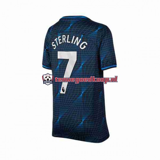 Uit Tenue van Chelsea Raheem Sterling 7 Heren 2023-24 Korte Mouw