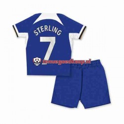 Thuis Tenue van Chelsea Raheem Sterling 7 Kind 2-13 jaar 2023-24 Korte Mouw