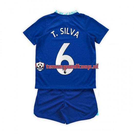 Thuis Tenue van Chelsea T. Silva 6 Kind 2-13 jaar 2022-23 Korte Mouw