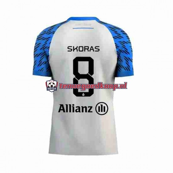 Uit Tenue van Club Brugge Michal Skoras 8 Heren 2023-24 Korte Mouw