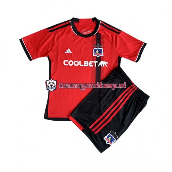 Uit Tenue van Colo-Colo Kind 2-13 jaar 2023 Korte Mouw