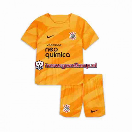 3de Tenue van Corinthians Keepersshirt Kind 2-13 jaar 2023-24 Korte Mouw