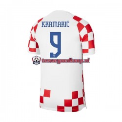 Thuis Tenue van Kroatië Kramaric 9 Heren WK 2022 Korte Mouw