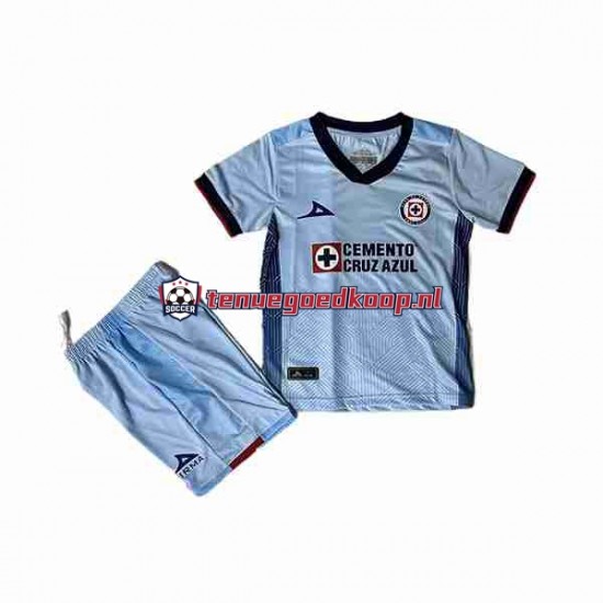 Uit Tenue van Cruz Azul Kind 2-13 jaar 2023-24 Korte Mouw