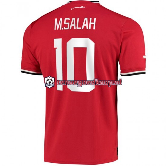 Thuis Tenue van Egypte M.Salah 10 Heren 2022 Korte Mouw