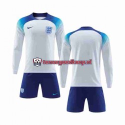 Thuis Tenue van Engeland Kind 2-13 jaar WK 2022 Lange Mouw