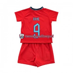 Uit Tenue van Engeland Kane 9 Kind 2-13 jaar WK 2022 Korte Mouw