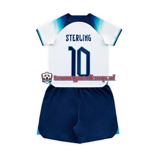 Thuis Tenue van Engeland Sterling 10 Kind 2-13 jaar WK 2022 Korte Mouw