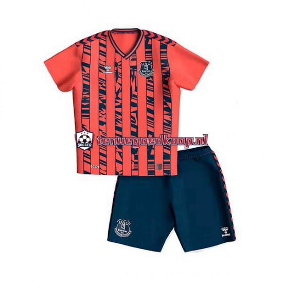 Uit Tenue van Everton Kind 2-13 jaar 2023-24 Korte Mouw