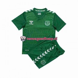 Thuis Tenue van Everton Keepersshirt Kind 2-13 jaar 2023-24 Korte Mouw