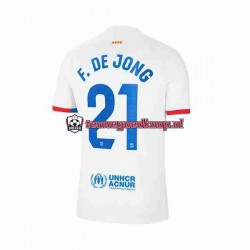 Uit Tenue van FC Barcelona Frenkie de Jong 21 Heren 2023-24 Korte Mouw