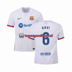 Uit Tenue van FC Barcelona GAVI 6 Heren 2023-24 Korte Mouw