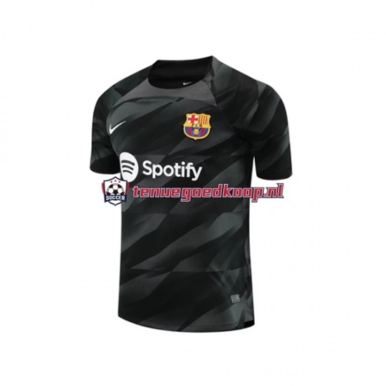 Uit Tenue van FC Barcelona Keepersshirt Heren 2023-24 Korte Mouw