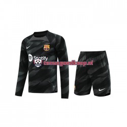 Uit Tenue van FC Barcelona Keepersshirt Kind 2-13 jaar 2023-24 Lange Mouw