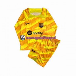 4de Tenue van FC Barcelona Keepersshirt Kind 2-13 jaar 2023-24 Lange Mouw