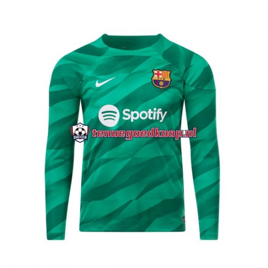 Thuis Tenue van FC Barcelona Keepersshirt Heren 2023-24 Lange Mouw