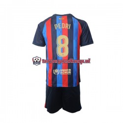 Thuis Tenue van FC Barcelona Pedri 8 Kind 2-13 jaar 2022-23 Korte Mouw