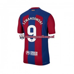 Thuis Tenue van FC Barcelona Robert Lewandowski 9 Heren 2023-24 Korte Mouw