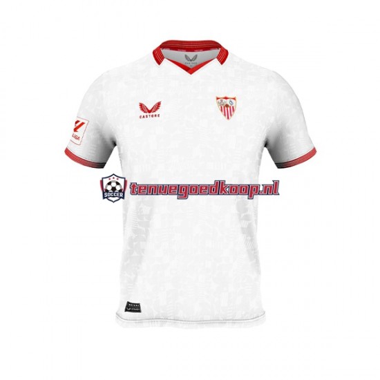 Thuis Tenue van Sevilla FC Heren 2023-24 Korte Mouw