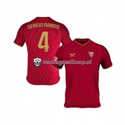 Uit Tenue van Sevilla FC Sergio Ramos 4 Heren 2023-24 Korte Mouw