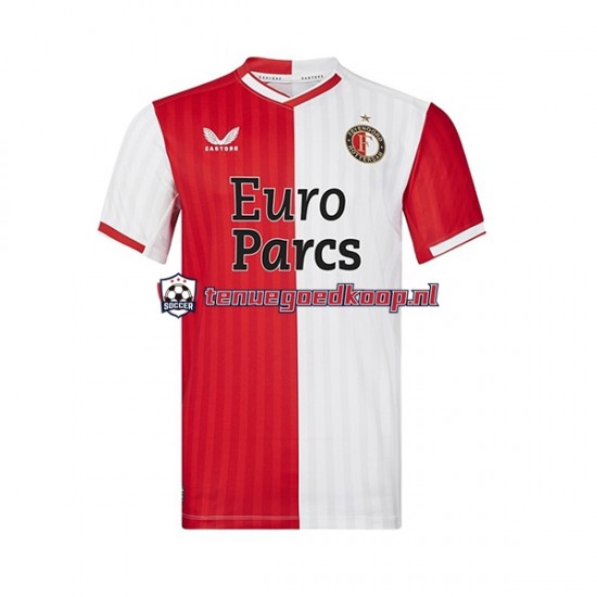 Thuis Tenue van Feyenoord Rotterdam Heren 2023-24 Korte Mouw