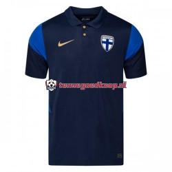 Uit Tenue van Finland Euro 2020 Heren Korte Mouw