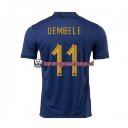 Thuis Tenue van Frankrijk Dembele 11 Heren WK 2022 Korte Mouw