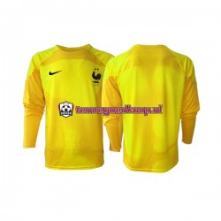 3de Tenue van Frankrijk Keepersshirt Heren WK 2022 Lange Mouw