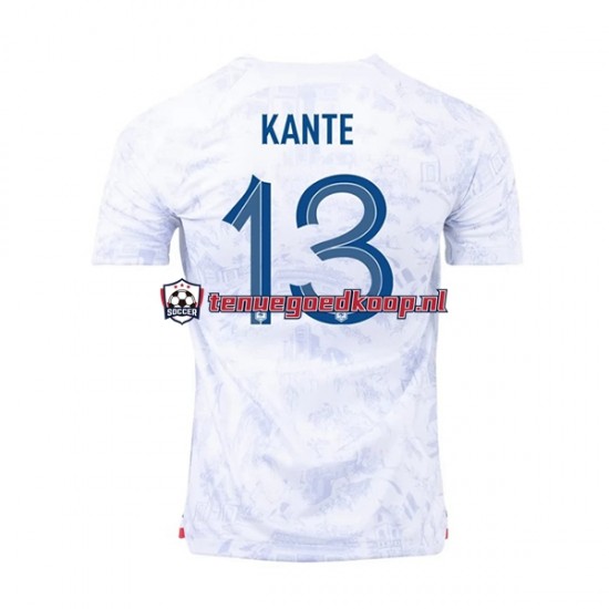 Uit Tenue van Frankrijk Kante 13 Heren WK 2022 Korte Mouw