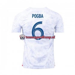 Uit Tenue van Frankrijk Pogba 6 Heren WK 2022 Korte Mouw