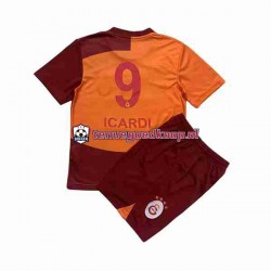 Thuis Tenue van Galatasaray Icardi 9 Kind 2-13 jaar 2023-24 Korte Mouw