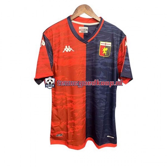 Thuis Tenue van Genoa Heren 2023-24 Korte Mouw