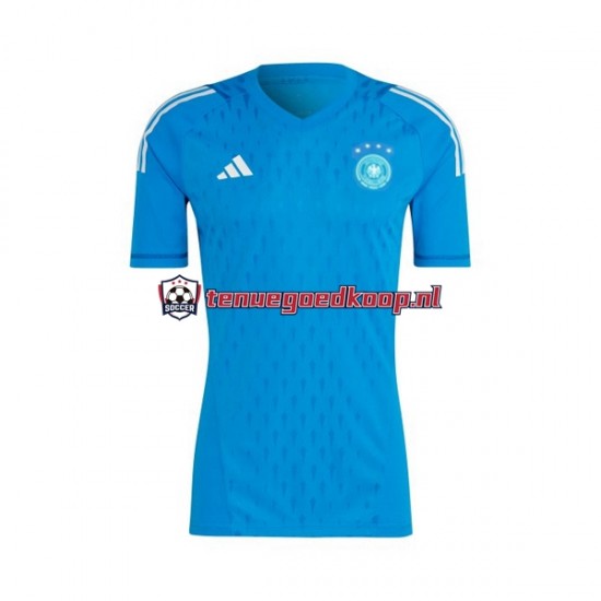 Thuis Tenue van Duitsland Keepersshirt Heren WK 2022 Korte Mouw