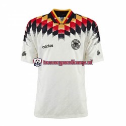 Thuis Retro Tenue van Duitsland Heren 1994 Korte Mouw