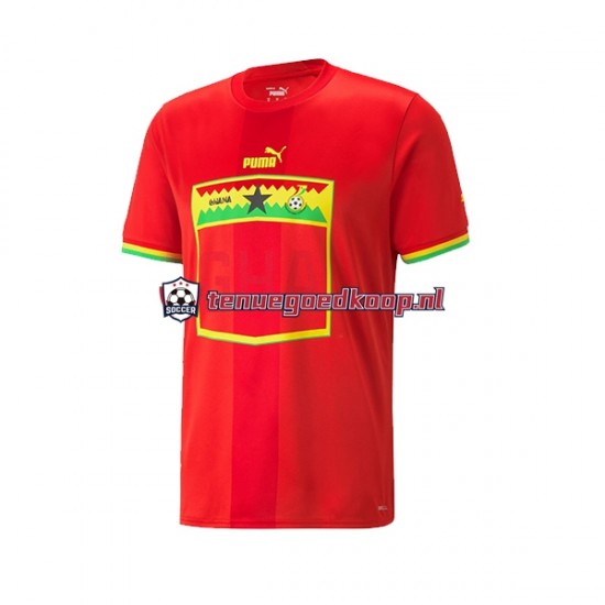 Uit Tenue van Ghana Heren WK 2022 Korte Mouw