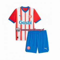 Thuis Tenue van Girona Kind 2-13 jaar 2023-24 Korte Mouw