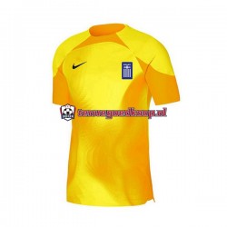 Thuis Tenue van Griekenland Keepersshirt Heren 2023 Korte Mouw