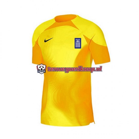 Thuis Tenue van Griekenland Keepersshirt Heren 2023 Korte Mouw