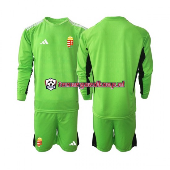 Thuis Tenue van Hongarije Keepersshirt Kind 2-13 jaar 2022 Lange Mouw