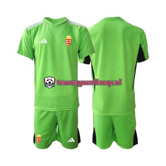 Thuis Tenue van Hongarije Keepersshirt Kind 2-13 jaar 2022 Korte Mouw