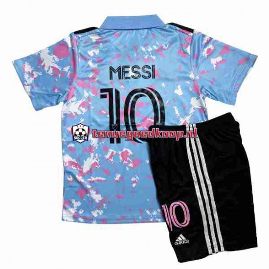 3de Tenue van Inte Miami Lionel Messi 10 Kind 2-13 jaar 2023-24 Korte Mouw