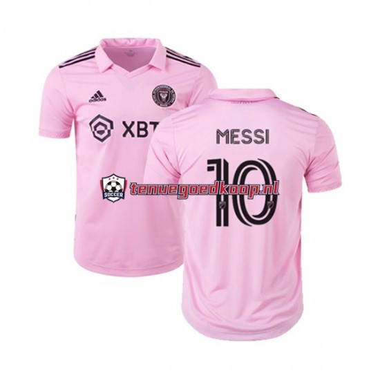 Thuis Tenue van Inter Miami Lionel Messi 10 Heren 2023 Korte Mouw