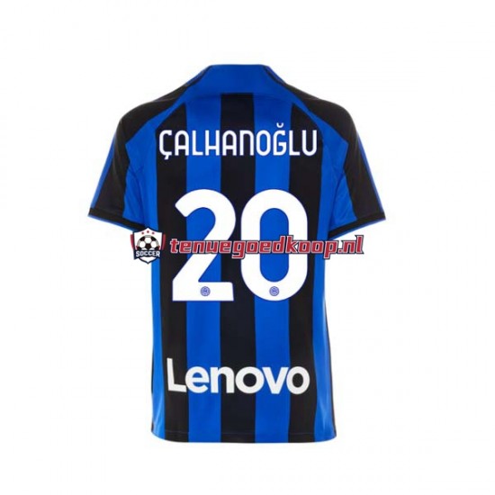 Thuis Tenue van Inter Milan Hakan Calhanoglu 20 Heren 2022-23 Korte Mouw