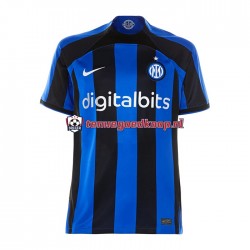 Thuis Tenue van Inter Milan Heren 2022-23 Korte Mouw