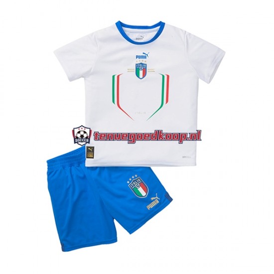 Uit Tenue van Italië Kind 2-13 jaar 2022-23 Korte Mouw