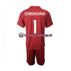 Uit Tenue van Italië Keepersshirt Donnarumma 1 Kind 2-13 jaar 2022-23 Korte Mouw