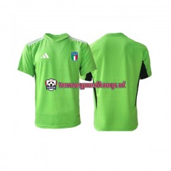 Thuis Tenue van Italië Keepersshirt Heren 2023 Korte Mouw