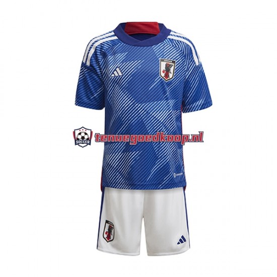 Thuis Tenue van Japan Kind 2-13 jaar WK 2022 Korte Mouw