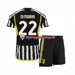 Thuis Tenue van Juventus Angel Di Maria 22 Kind 2-13 jaar 2023-24 Korte Mouw